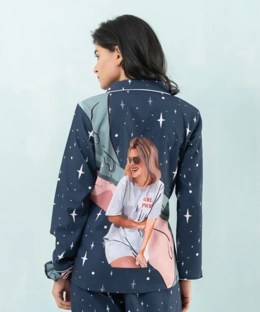 The Girl in Galaxy Pyjama Set