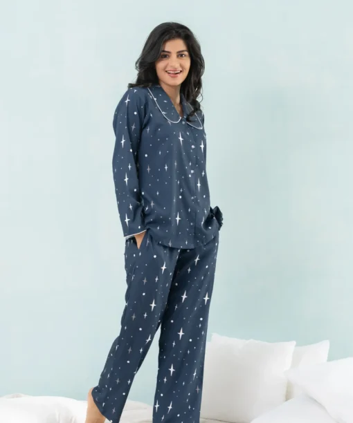 The Girl in Galaxy Pyjama Set
